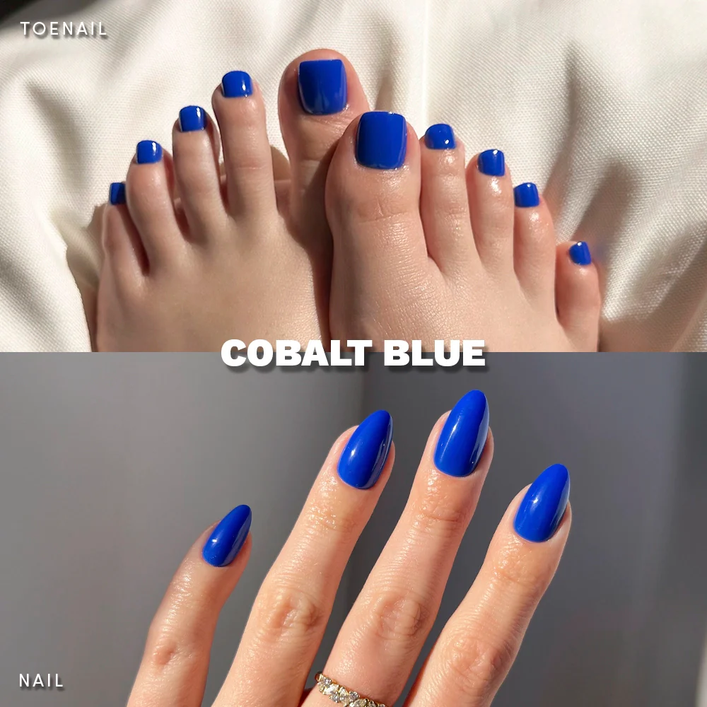 Cobalt Blue Mani Pedi - Image 2