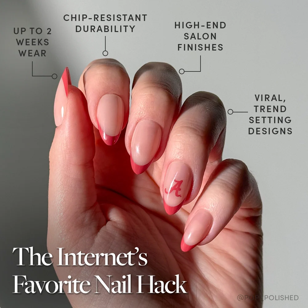 Alabama Crimson Tide Press-On Nail Set - Image 5