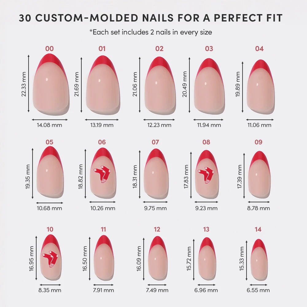 Boston Red Sox Press-On Nail Set - Image 6