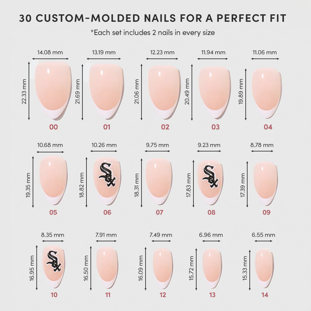 Chicago White Sox Press-On Nail Set - Image 4