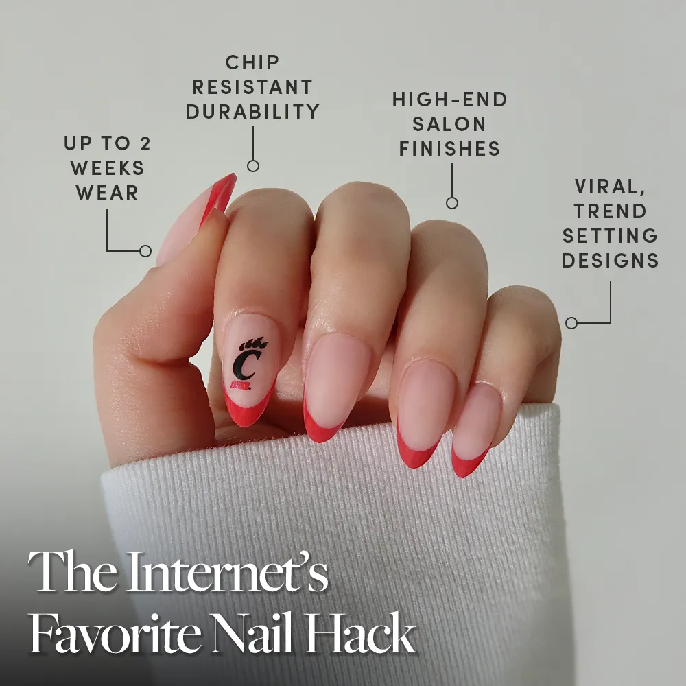 Cincinnati Bearcats Press-On Nail Set - Image 5