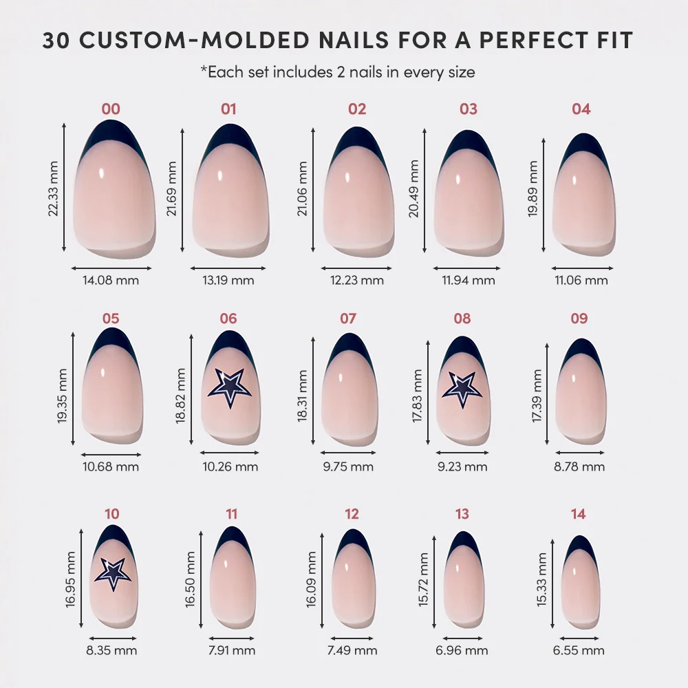 Dallas Cowboys Press-On Nail Set - Image 6