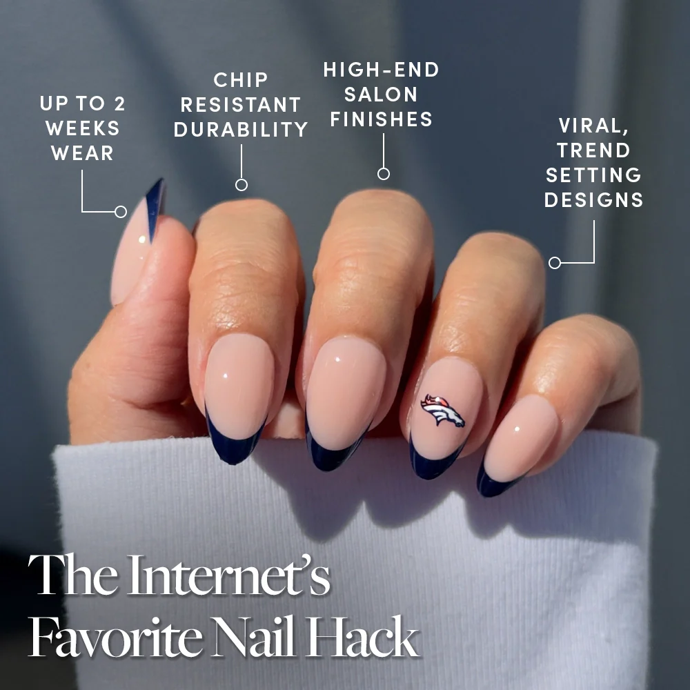 Denver Broncos Press-On Nail Set - Image 5