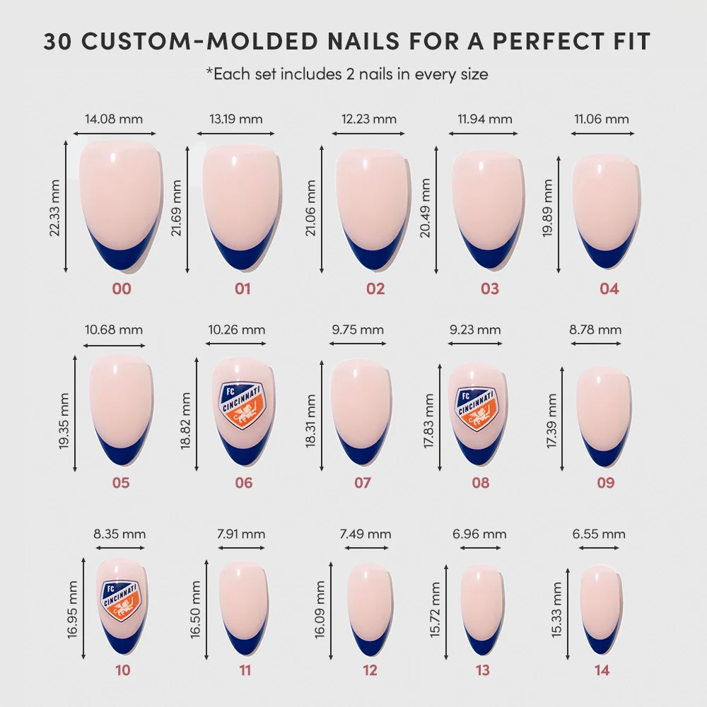 FC Cincinnati Press-On Nail Set - Image 4