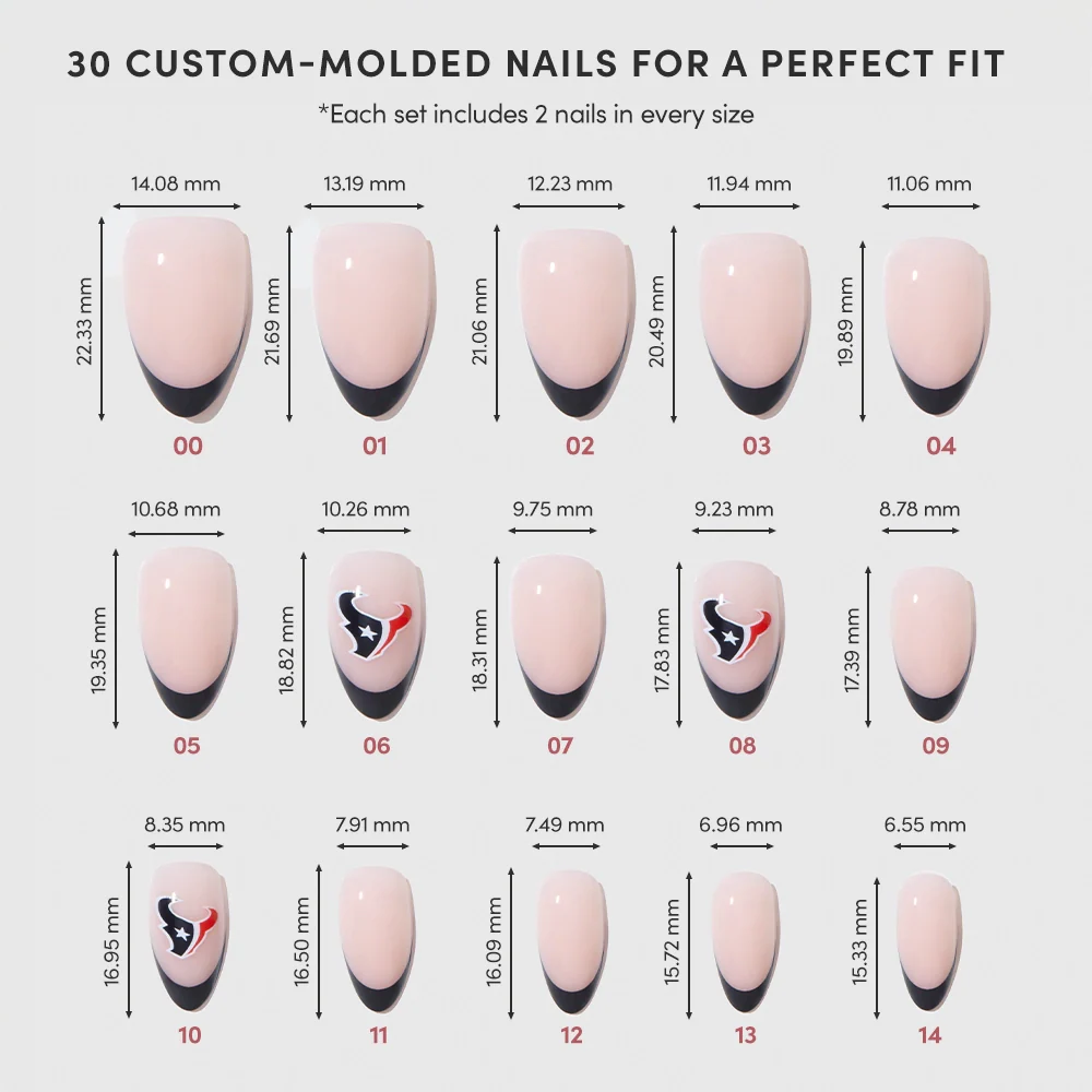 Houston Texans Press-On Nail Set - Image 6