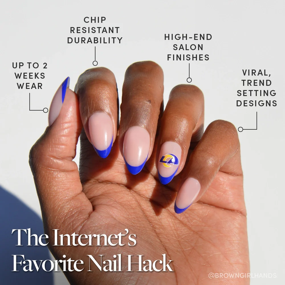 Los Angeles Rams Press-On Nail Set - Image 5