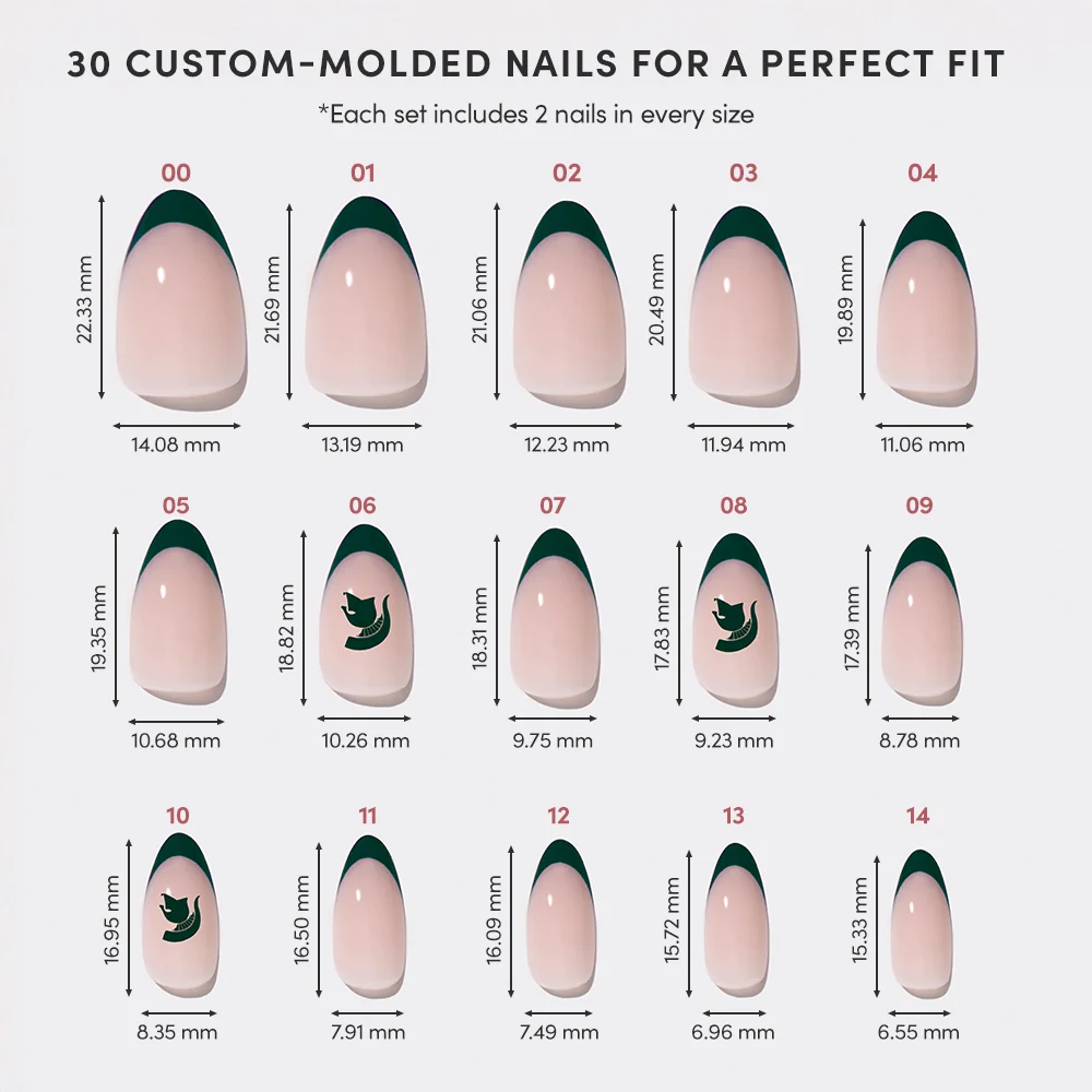Michigan State Spartans Press-On Nail Set - Image 6