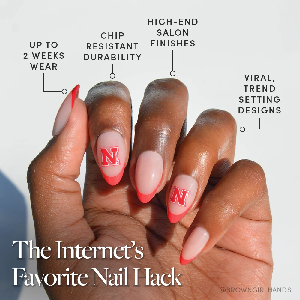 Nebraska Cornhuskers Press-On Nail Set - Image 5