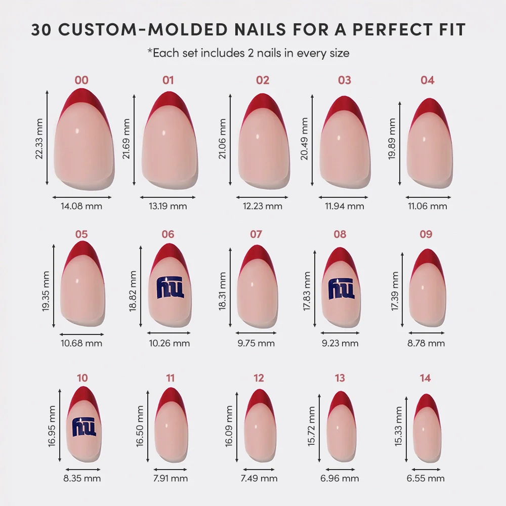 New York Giants Press-On Nail Set - Image 6