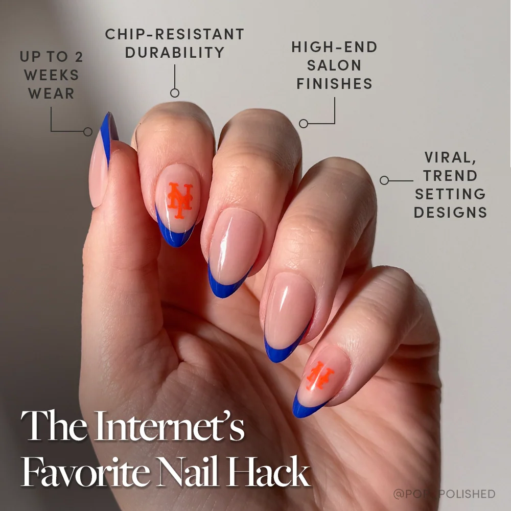 New York Mets Press-On Nail Set - Image 5