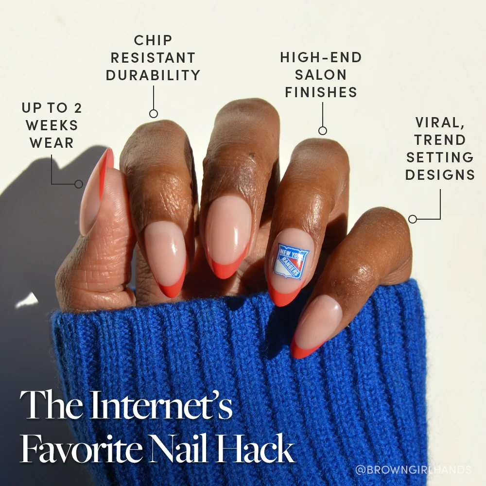 New York Rangers Press-On Nail Set - Image 5