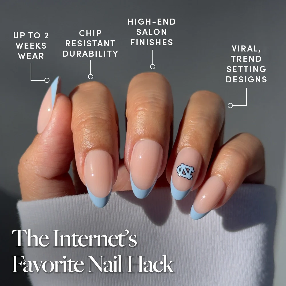 North Carolina Tar Heels Press-On Nail Set - Image 5