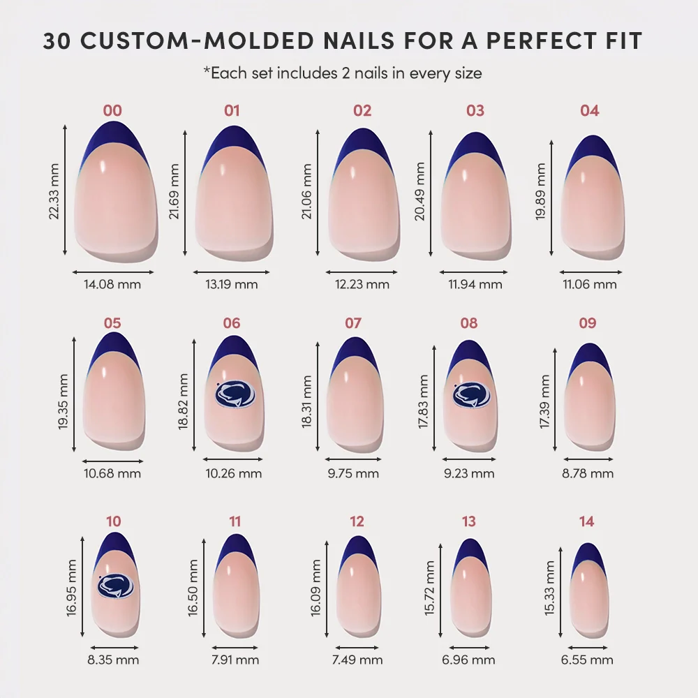 Penn State Nittany Lions Press-On Nail Set - Image 6