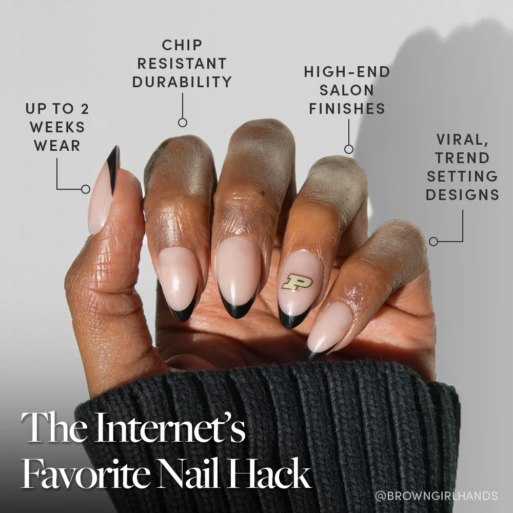 Purdue Boilermakers Press-On Nail Set - Image 5