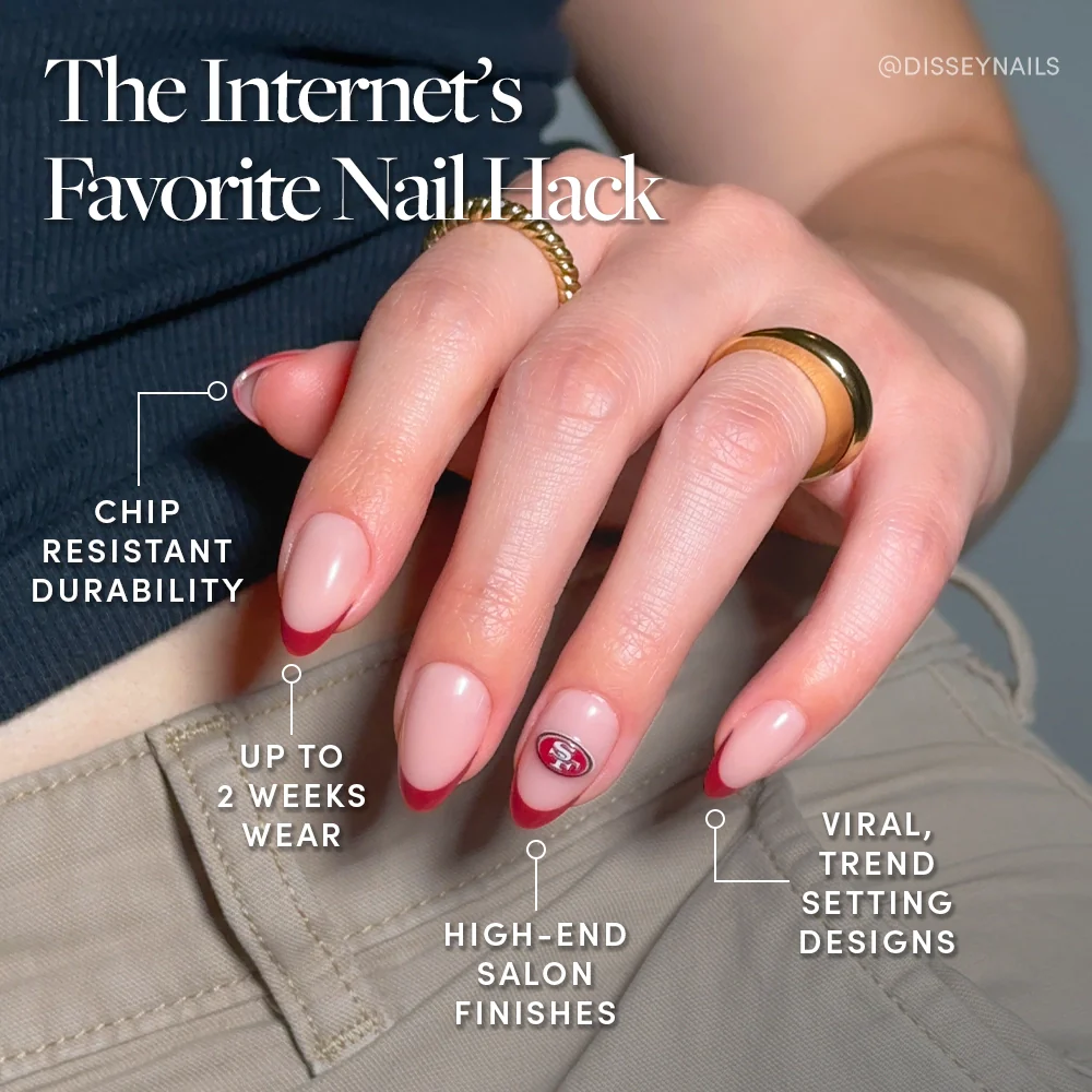 San Francisco 49ers Press-On Nail Set - Image 5