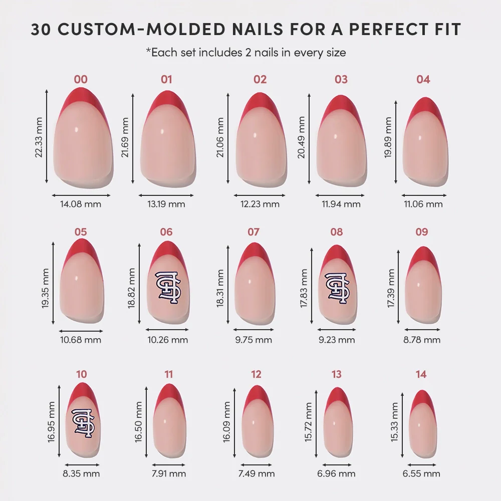 St. Louis Cardinals Press-On Nail Set - Image 6