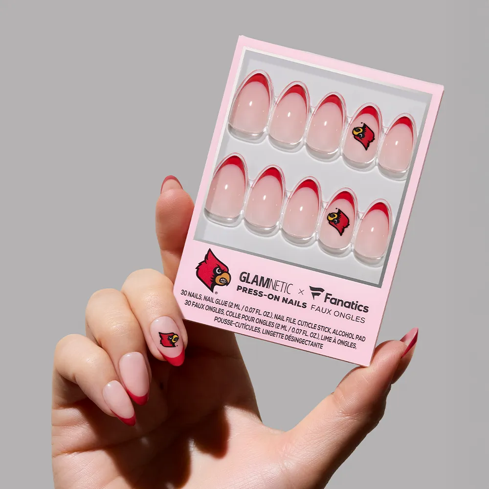 University of Louisville Cardinals Press-On Nail Set - Image 2