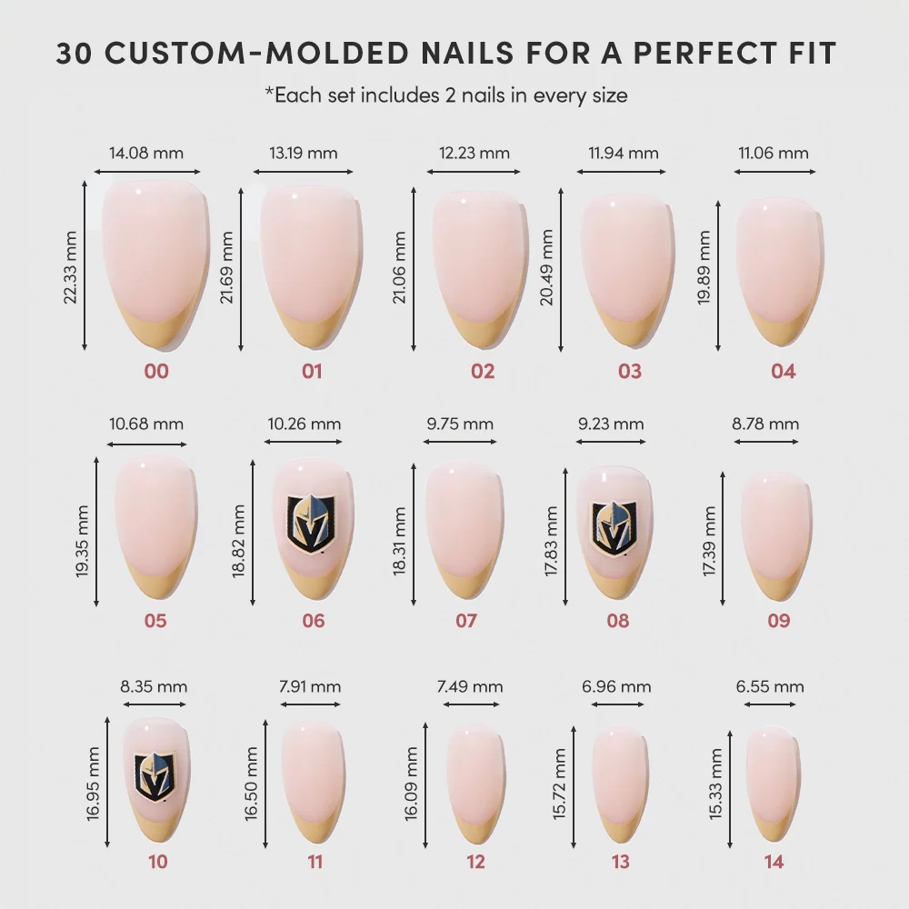 Vegas Golden Knights Press-On Nail Set - Image 6