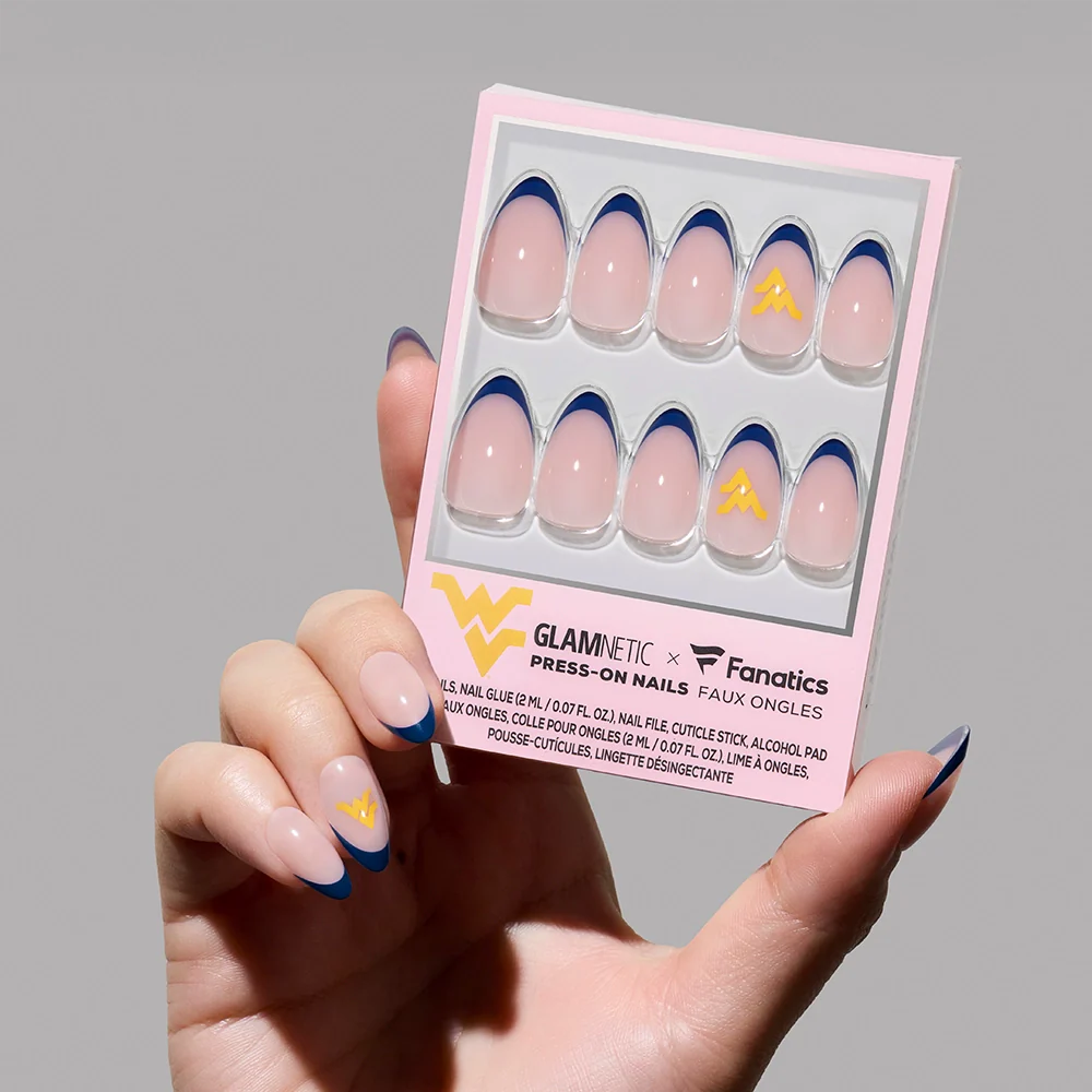 West Virginia Mountaineers Press-On Nail Set - Image 2