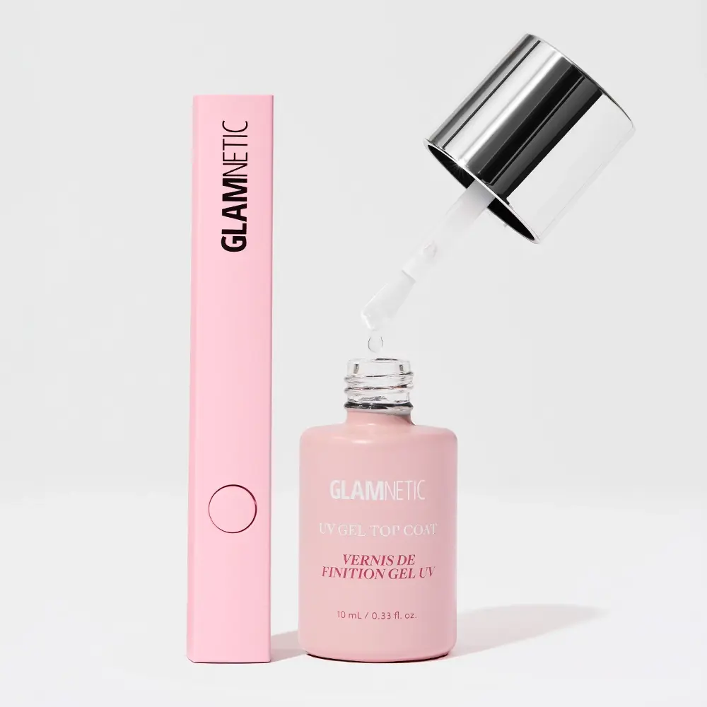 UV Gel Top Coat + Handheld LED UV Lamp - Image 2